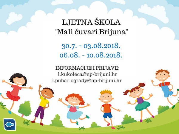 LJETNA ŠKOLA „MALI ČUVARI BRIJUNA“   -  SVA MJESTA SU POPUNJENA