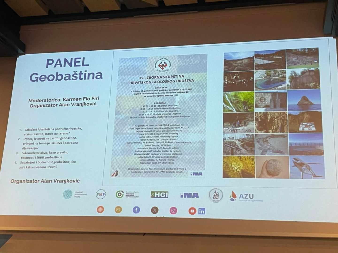 Nacionalni park Brijuni sudjelovao na panel raspravi o hrvatskoj geobaštini