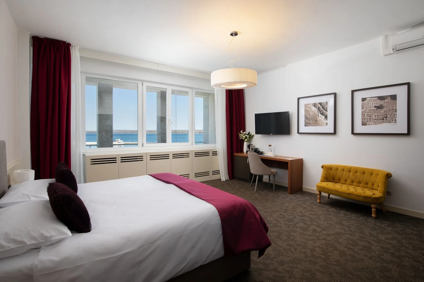Doppelzimmer Superior mit Meerblick und Balkon